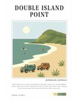 DOUBLE ISLAND POINT TRAVEL POSTER