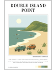 DOUBLE ISLAND POINT TRAVEL POSTER